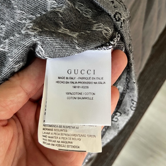 Gucci GG Grey Monogram Polo